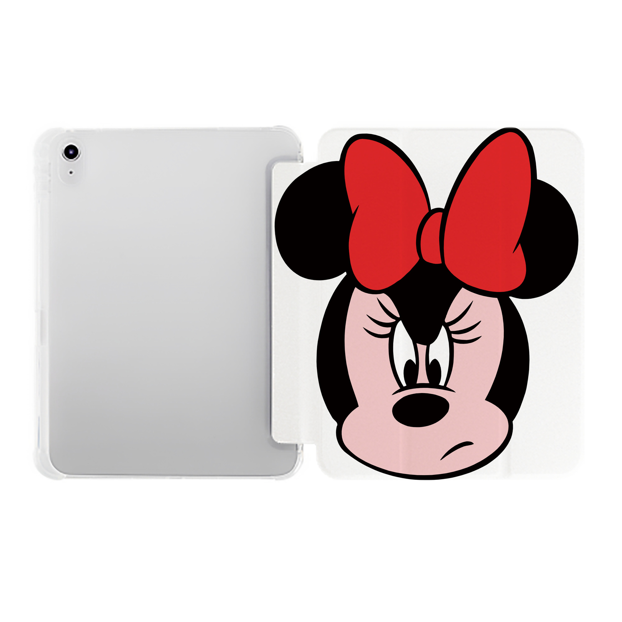 （画像用） ミッキーマウス Mickey Mouse IPad ケース ペン収納付き 三つ折りスタンド PUレザー×シリコン 対応機種9.5/10.5/10.9インチ